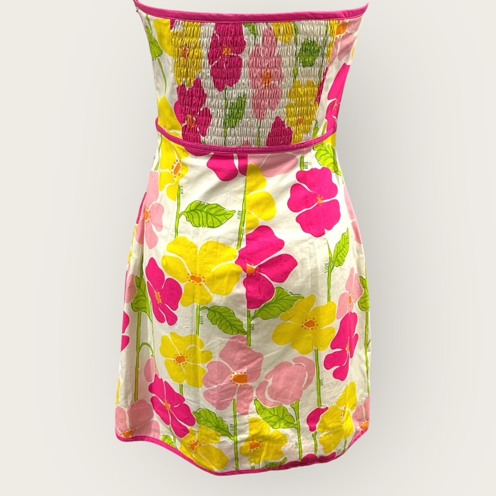 Vintage Lilly Pulitzer Strapless Dress NWT | 90sβ Floral Stretch Size 6 - Picture 12 of 12
